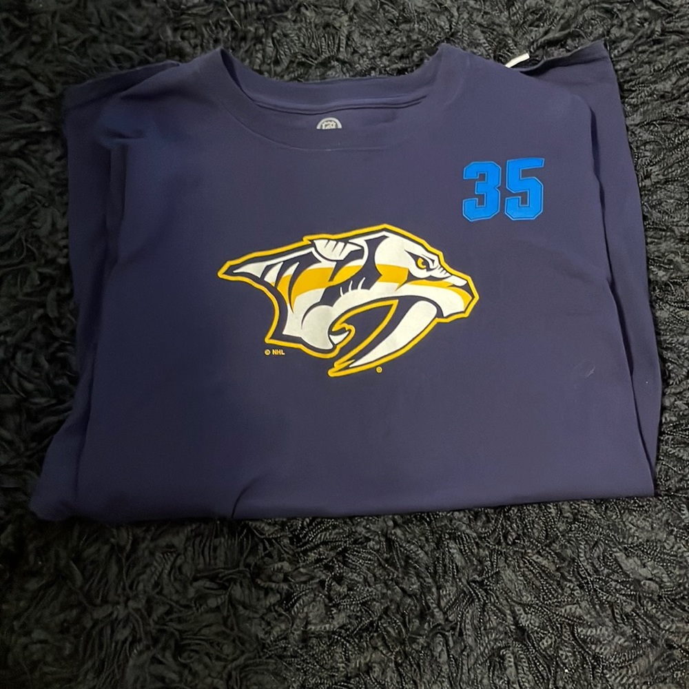 Nashville Predators Pekka Rinne Jersey Tee